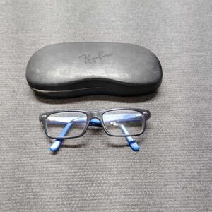 Ray-Ban RX 1535 3600 Kids Youth Eyeglasses Frames Blue Black Green Case